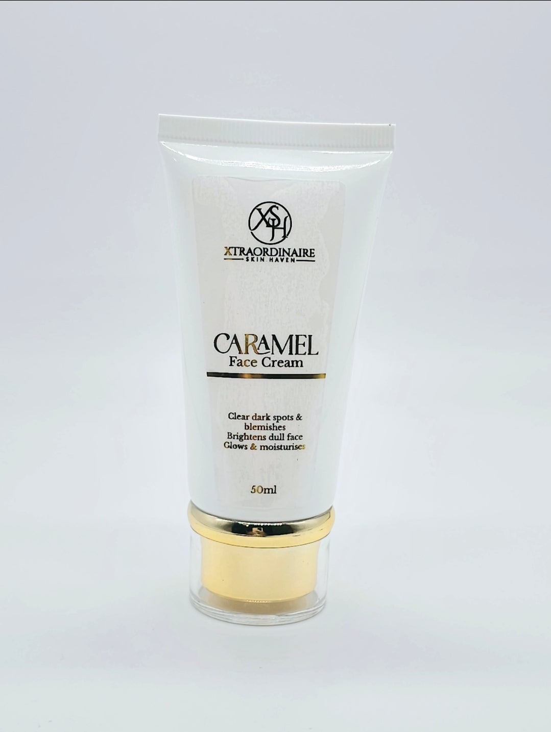 Caramel face cream